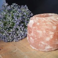 Himalaya Zoutsteen theelichthouder 1100 gram
