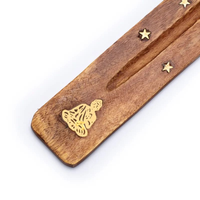Wierookplankje Boeddha - Hout - 25 cm